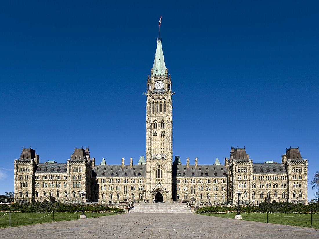 Centre Block on Parliament Hill in Ottawa.